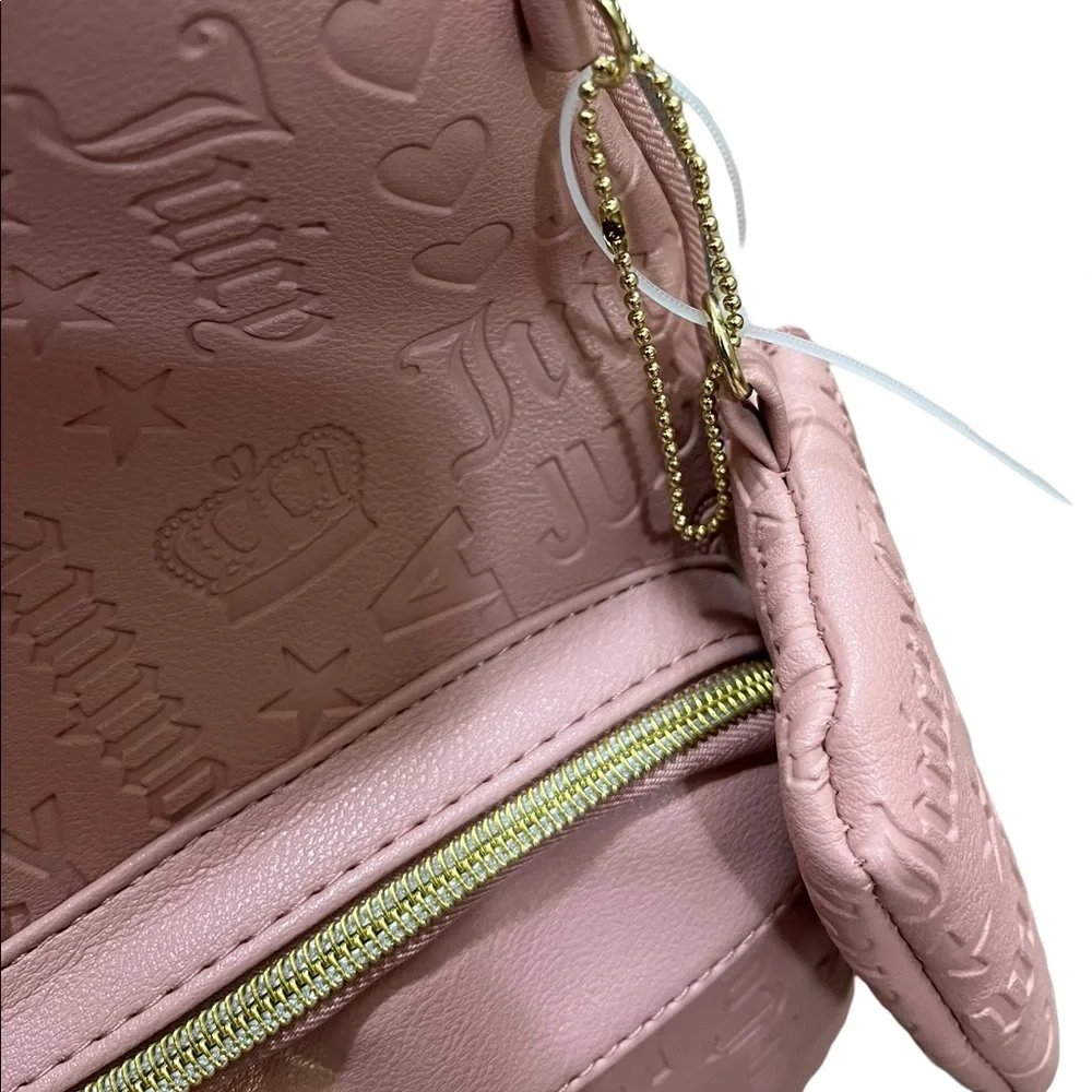 BNWT. JUICY COUTURE BLUSH WORD PLAY BACKPACK - Picture 8 of 13